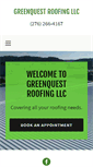 Mobile Screenshot of greenquestroofing.com